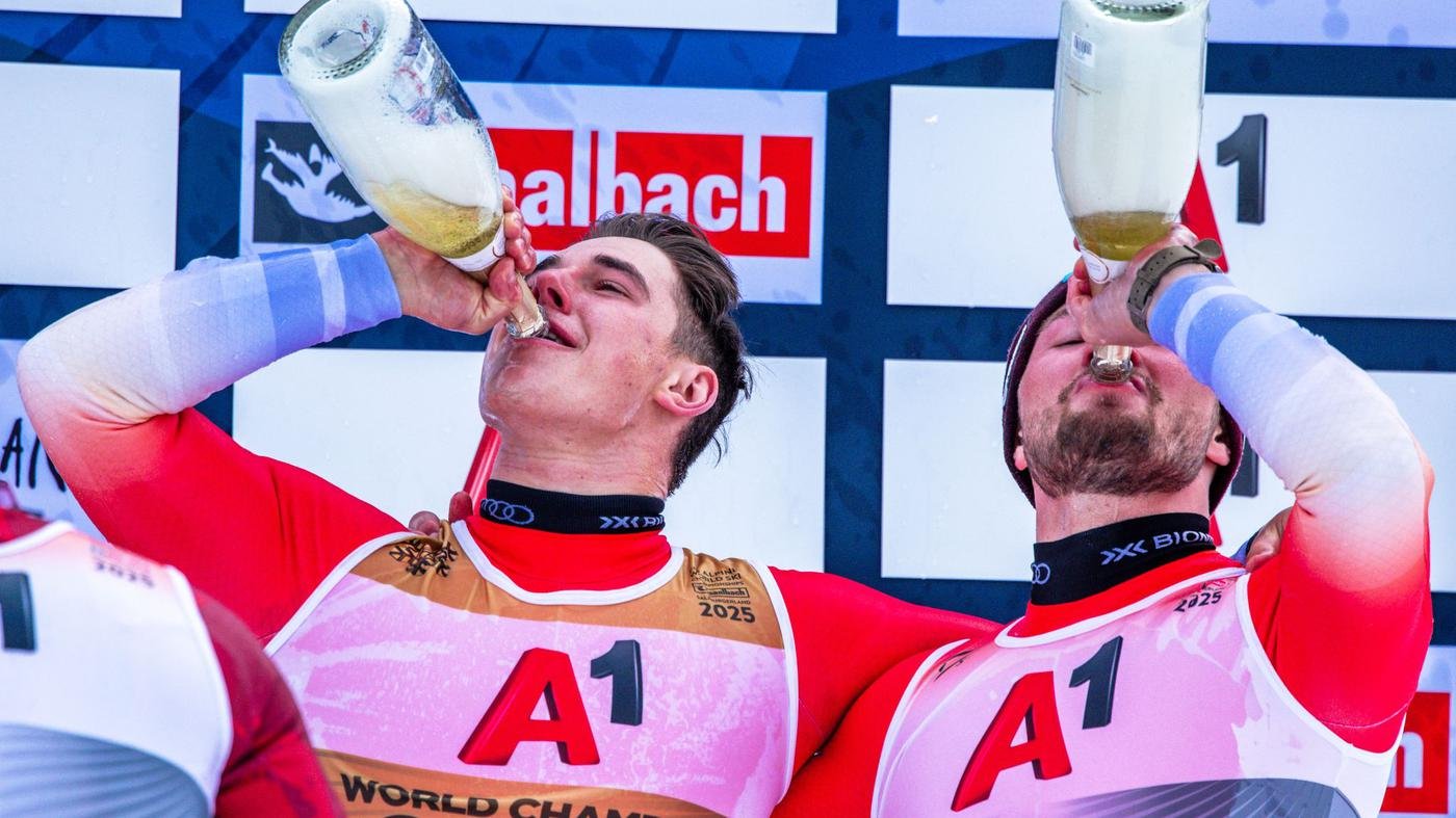 Alpine Ski-Weltmeisterschaften: Schweizer Ski-Stars: WM-Party mit schrägen Frisuren