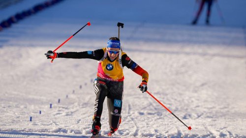 Biathlon-Weltcup: Wichtiger Sieg für den Gesamtweltcup: Preuß hält Druck stand