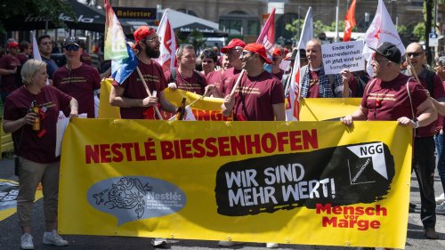 Lebensmittelbranche: Protest gegen Nestlé-Schrumpfkurs
