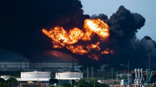Zweiter Öltank nach Großbrand in Kuba eingestürzt