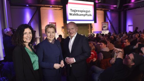 Giffey, Jarasch und Wegner im Triell: Beinahe Koalitionsverhandlungen schon vor der Berlin-Wahl