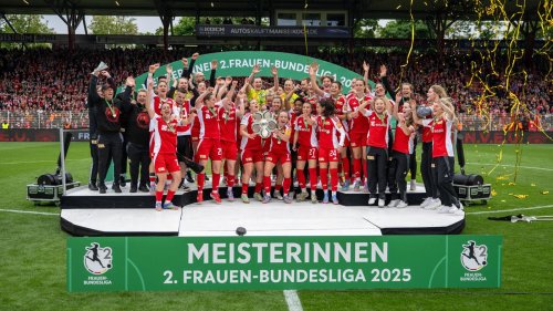 Goldenes Konfetti und herausgerissene Eckfahnen: Unions Frauen setzen auch beim Feiern neue Maßstäbe