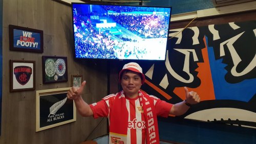 Rot-weißer Jubel in Hanoi: Wie Vietnams erster Union-Fan das Derby verfolgte