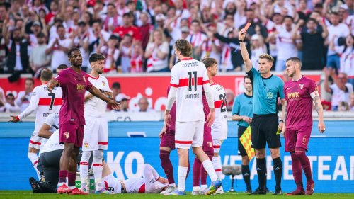 Fußball-Bundesliga: Augsburgs Essende vier Spiele gesperrt nach Foul an Stiller