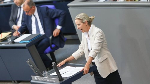 „Kanzler der Linken“ und sehr viele Extremisten: Alice Weidels Premiere als Oppositionsführerin