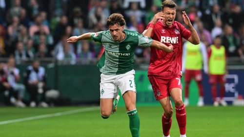 Bremen besiegt den 1. FC Köln mit 2:1: Der SV Werder entfernt sich vom Tabellenende