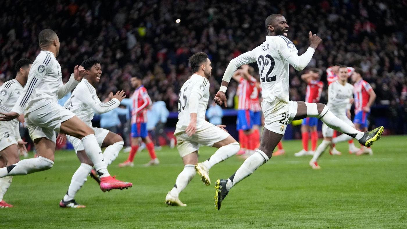 Champions League: Dank Rüdiger: Real triumphiert im Elfer-Krimi über Atlético