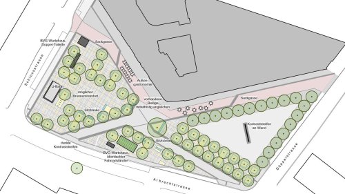 In den Startlöchern: Auf dem Berliner Hermann-Ehlers-Platz soll 2024 gebaut werden