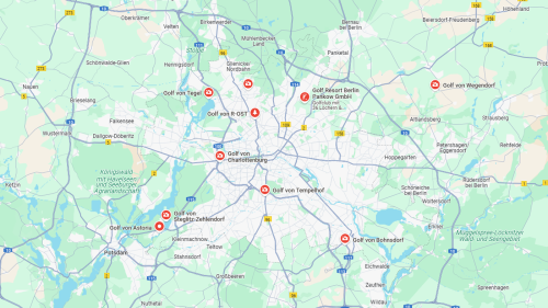 „Golf von Steglitz-Zehlendorf“: Auch in Berlin witzeln Nutzer über Google Maps und Trump