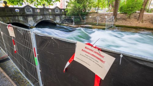Freizeitsport: Eisbach-Unfall: Stadt verbietet Surfen „bis auf Weiteres“