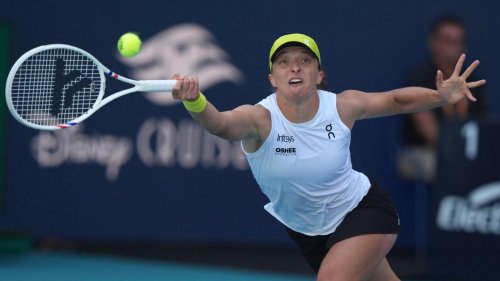 Bei Turnier in Miami: BBC: Schutz für Tennisspielerin Swiatek nach Beleidigungen