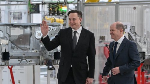 Unter Strom in Grünheide : Teslas E-Auto-Fabrik soll schnell wachsen - für Umweltschützer ein Sündenfall