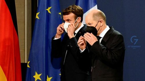Scholz und Macron rufen Russland zur Deeskalation auf
