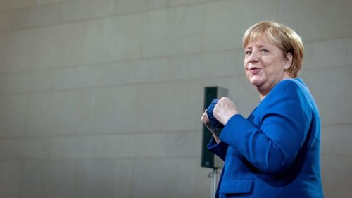 Angela Merkel ist zu Besuch in Washington