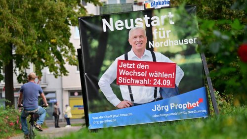Stichwahl in Nordhausen: AfD könnte erstes Oberbürgermeisteramt erringen
