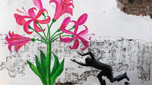 Ein Botanischer Garten für das Potsdamer Blu: Kunsthaus Minsk kündigt Wandbemalung an