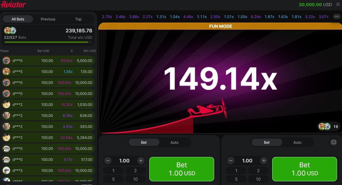 Play Aviator on Android for Real Money