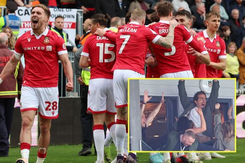 Wrexham create historic first as fairy tale story continues in front of delighted Hollywood co-owners