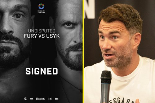 Eddie Hearn leaks interesting key detail of signed Tyson Fury vs Oleksandr Usyk deal