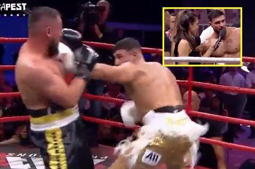 Tommy Fury immediately calls out Jake Paul as he enjoys dream comeback after 19 months out