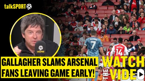 Noel Gallagher slams Arsenal fans for disgraceful move of leaving the Emirates early
