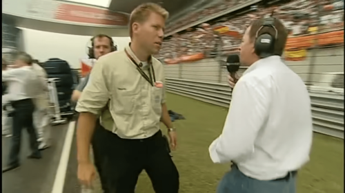 ‘You can’t do that’ – Martin Brundle brutally stopped from interviewing Keanu Reeves