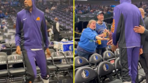 Kevin Durant visibly disgusted by Dallas fan's justification for x-rated abuse