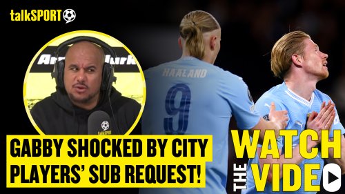 Erling Haaland and Kevin De Bruyne's substitution requests leave Gabby Agbonlahor stunned