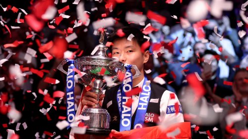 ‘Get behind him’ – Mark Williams tips Zhao Xintong to become snooker’s Luke Littler in gracious interview