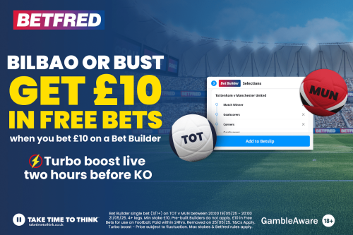 Europa League final betting offer: Bet £10 and get £10 in free bets with Betfred