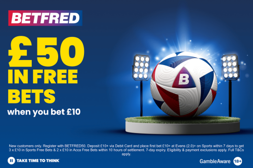 Chelsea v Everton betting offer: Bet £10 and get £50 in free bets with Betfred