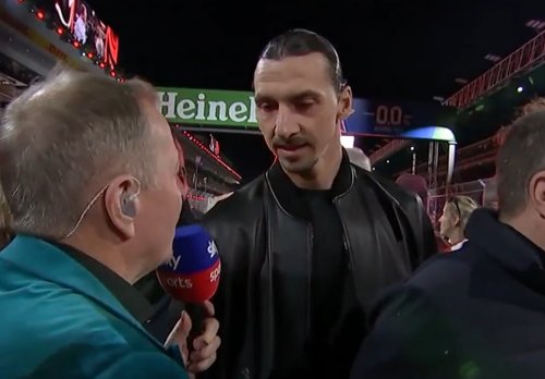 Zlatan Ibrahimovic corrects Martin Brundle and awkward Shaquille O’Neal snub – the first ever Las Vegas Grand Prix grid walk