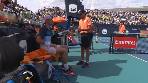 Jack Draper’s Miami Open clash briefly halted as fans loudly boo controversial decision