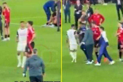 Harry Maguire and Cristian Romero involved in post-match scrap after Tottenham beat Manchester United