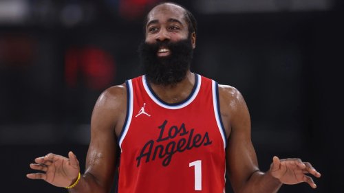 Clean-shaven James Harden looks completely unrecognizable without his signature beard