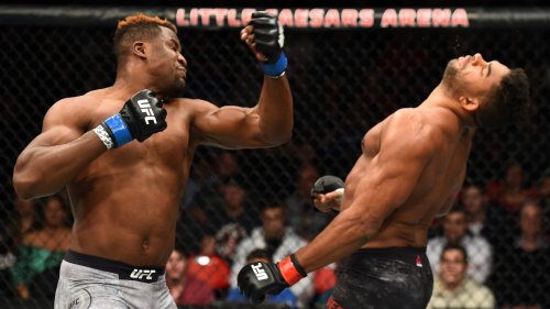 UFC legend who fought Brock Lesnar describes pain of being punched by Ngannou
