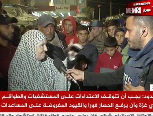 Elderly Palestinian Woman Says The Quiet Part Out Loud “All The Aid Goes To The Tunnels”