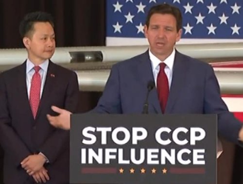 Gov. DeSantis Says The CCP "Is Not Welcome In The State Of Florida”