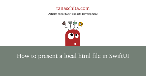 How to present a local html file in SwiftUI