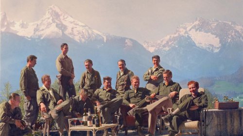 Raiding Hitler's liquor cabinet atop the Eagle's Nest: The story behind this iconic Easy Company photo