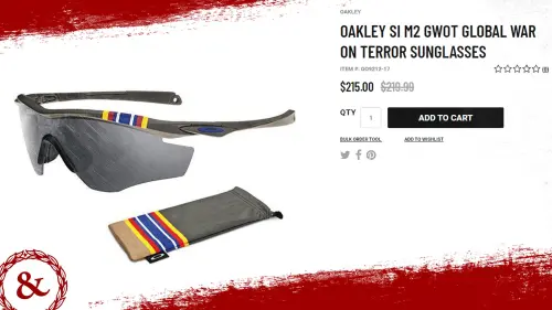 These Oakley sunglasses are a $215 GWOT participation trophy, and they used  the wrong ribbon | Flipboard