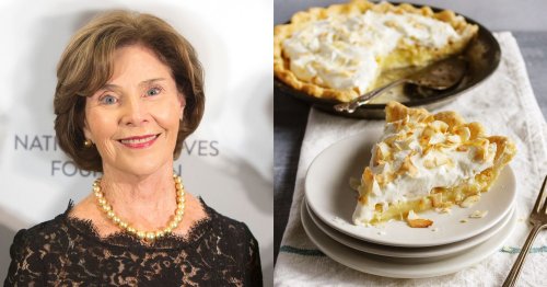 I Made Laura Bush's Texas Coconut Buttermilk Pie with Whipped Cream—and I'm Still Dreaming About My Last Bite