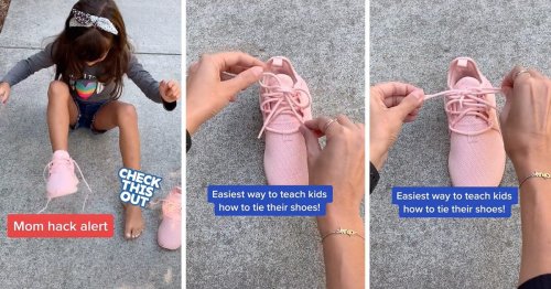 This Mom's Hack for Teaching Kids How to Tie Their Shoes Is Brilliant!