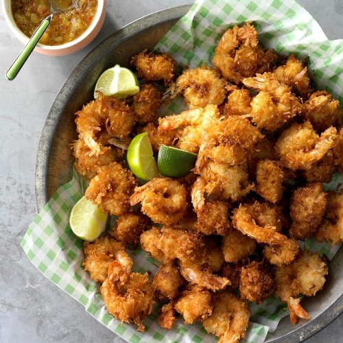 Coconut Chicken and Shrimp