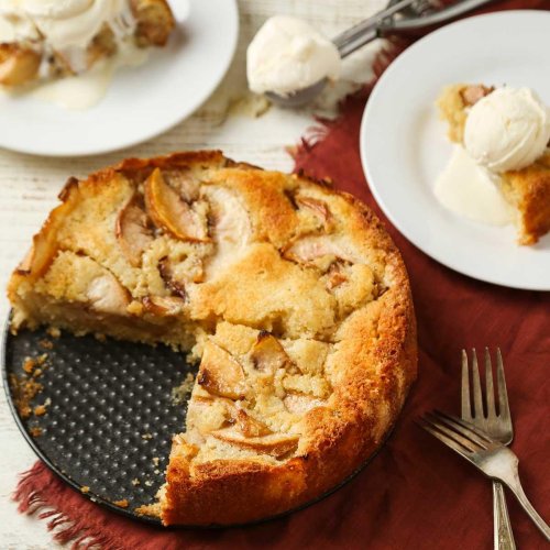 Warm Peach Cake