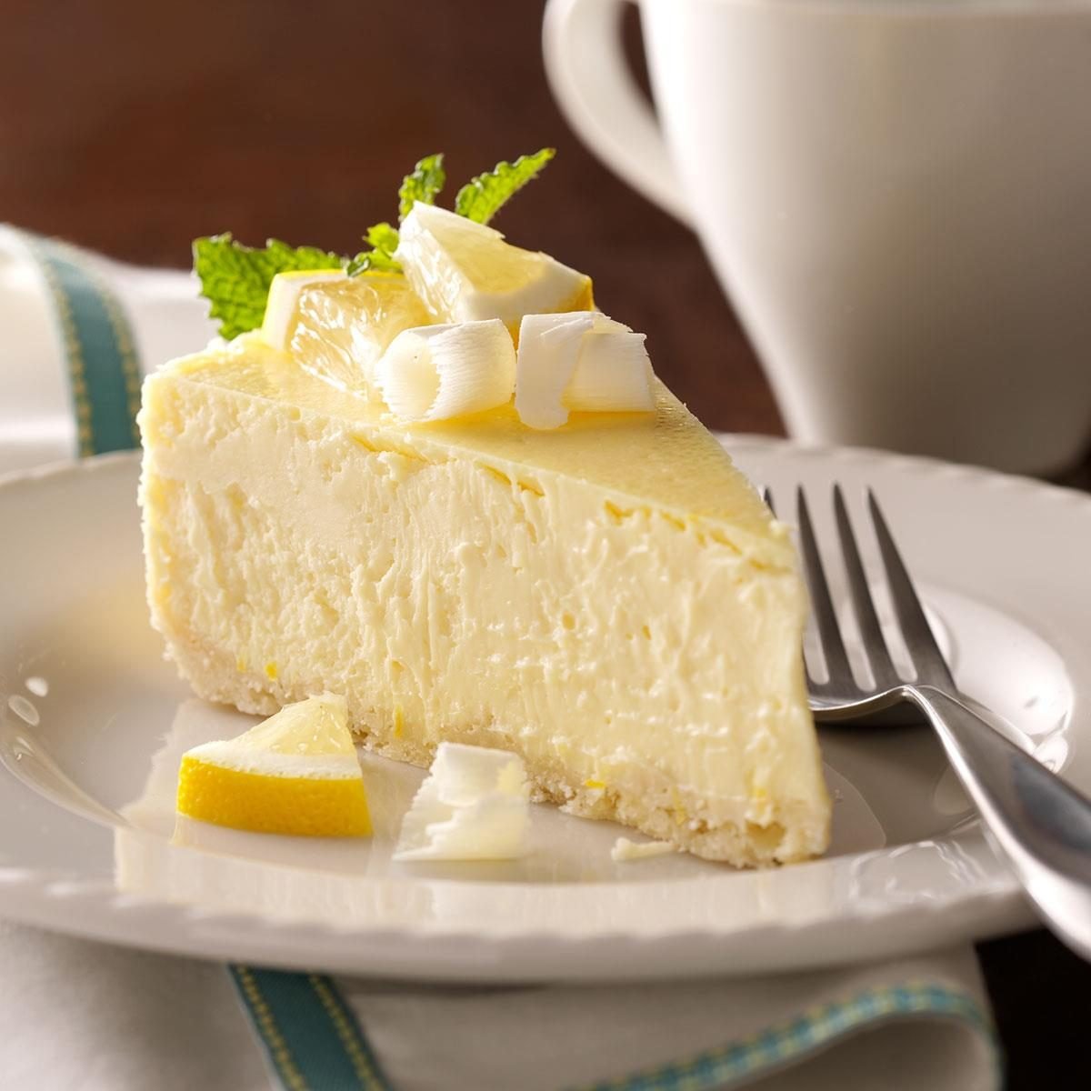 Discover white chocolate cheesecake