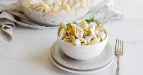 Here's How to Make the Viral 'Dill Pickle Pasta Salad' That People Can't Stop Talking About