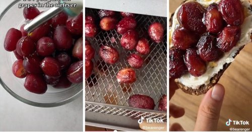 We’re Obsessed with Air Fried Grapes and You Should Be Too