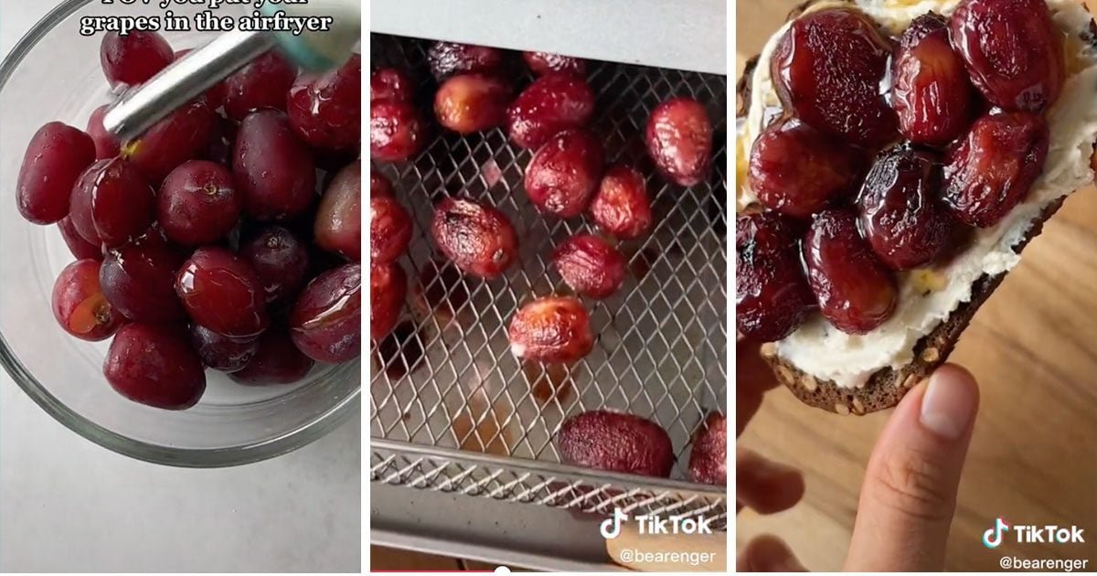 We’re Obsessed with Air Fried Grapes and You Should Be Too