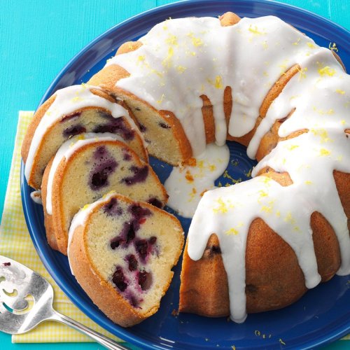 Lemon-Blueberry Pound Cake